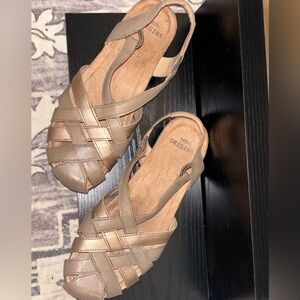 Earth Origins Brown Strappy Sandals